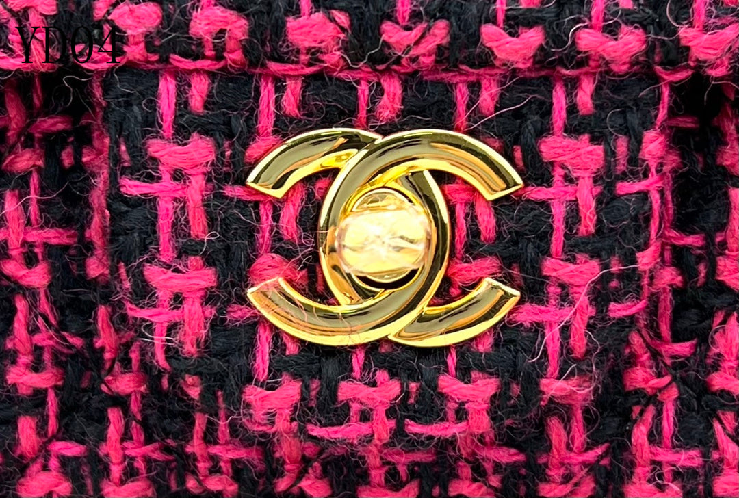 CHL TWEED Bag  18 Color 's Medium  25 cm