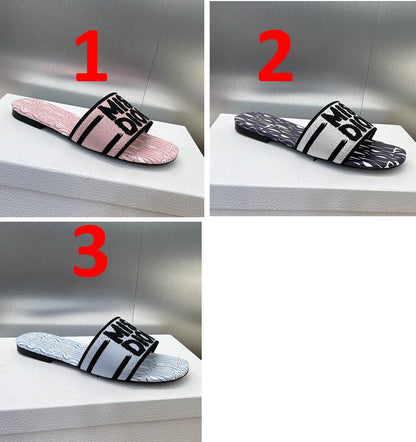 CHD Sandals Slippers 3 Color's 42 Flat