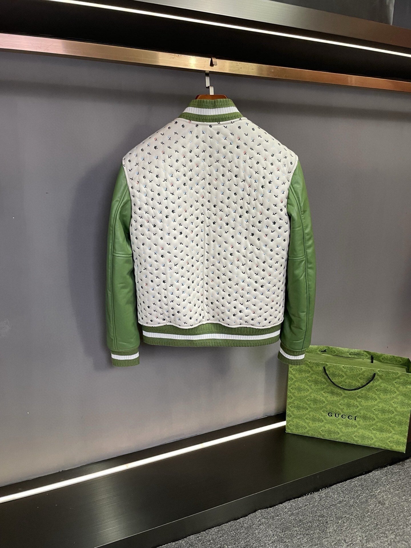 GIVENJY  Leather  Varsity Jacket  Unisex
