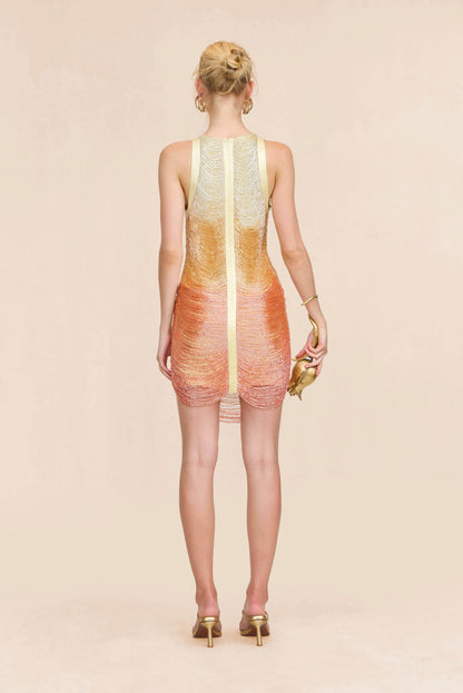 HERVE Party dress Glass beads medison