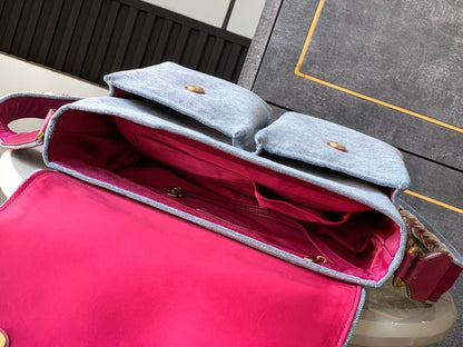 CHL  Denim bag 27 cm