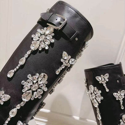 G D Woman Boots  High Jeweled Limited