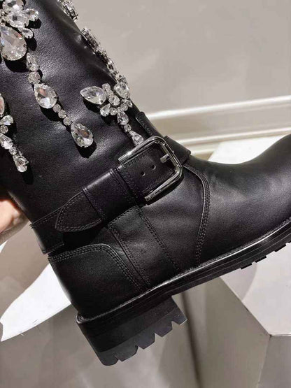 G D Woman Boots  High Jeweled Limited