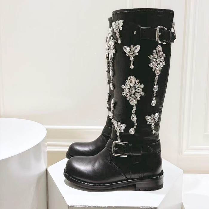 G D Woman Boots  High Jeweled Limited