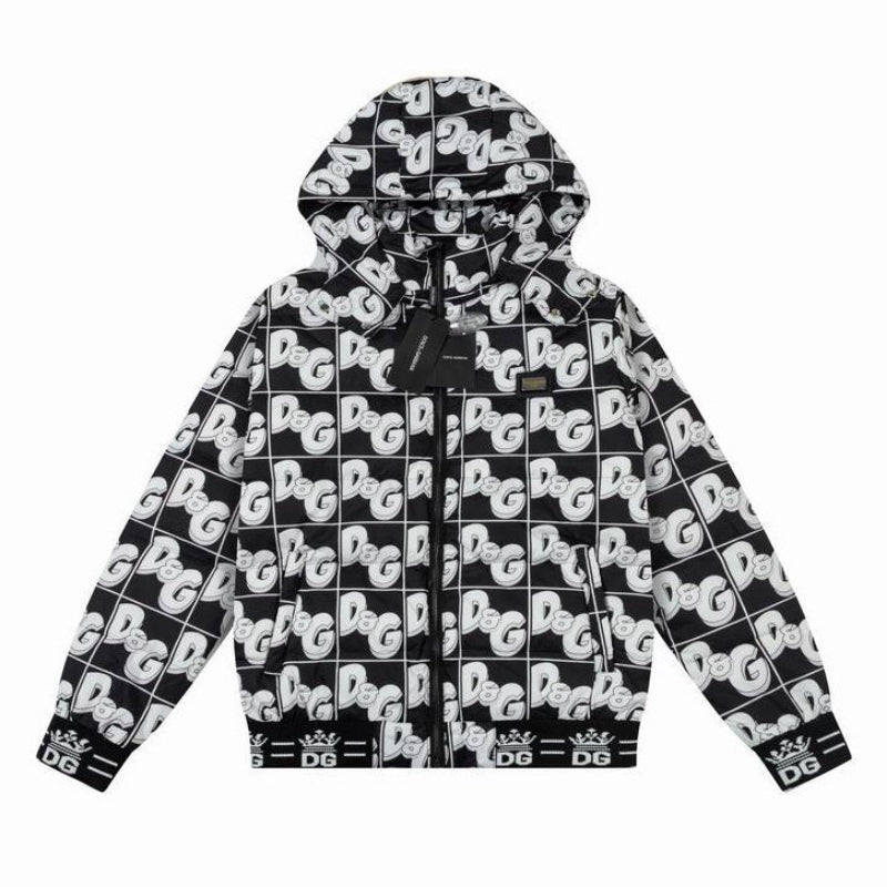 G D Man Quilted Jacket Hoodie