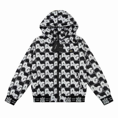 G D Man Quilted Jacket Hoodie