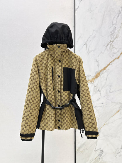GU Jacket technical fabric jacquard  Woman