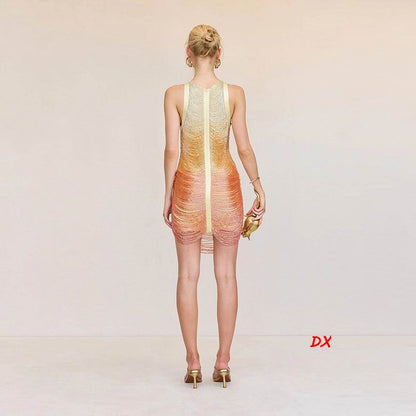 HERVE Party dress Glass beads medison