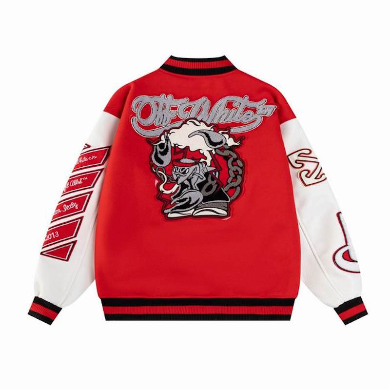 OFF WITE  Jacket Baseball Varsity Bomber