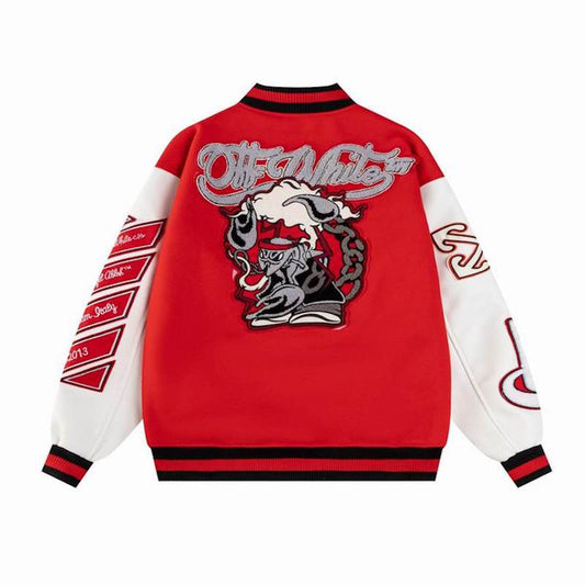 OFF WITE  Jacket Baseball Varsity Bomber