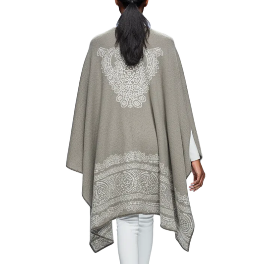 CHD  wool Scarf Cape