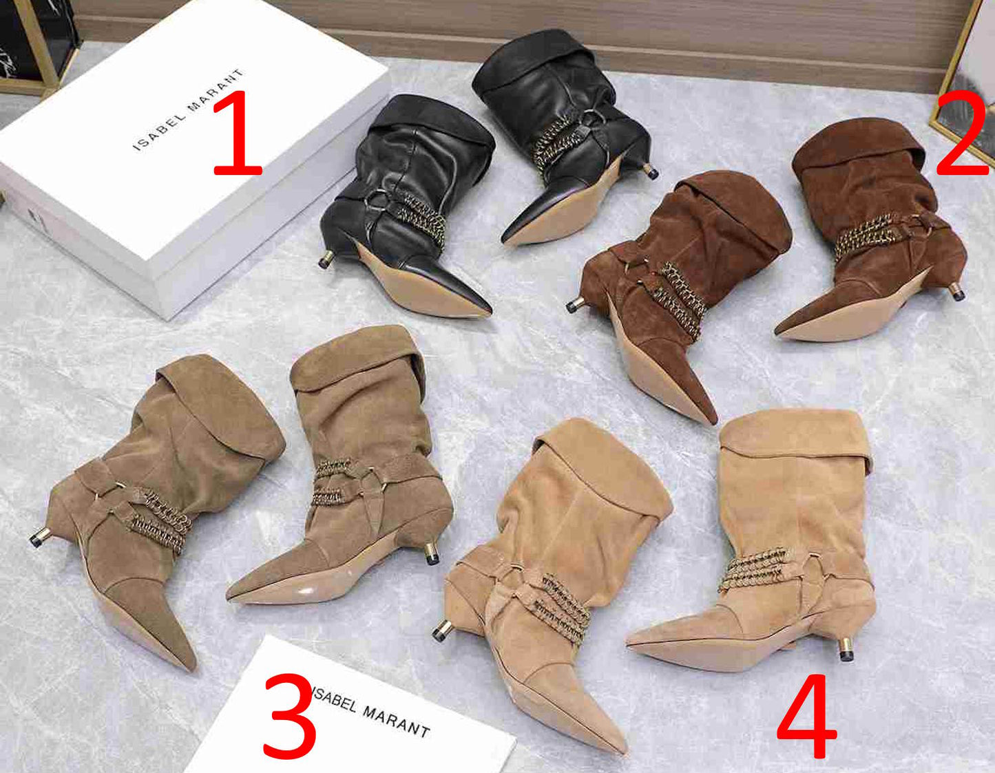 ISABELLE M  Boots  Woman 4 Color's