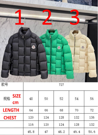 MONCR  vs  Chris Rax  Down Jacket 3 Color's