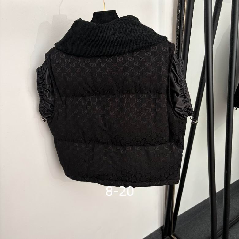 GU VEST monogram Woman Jacket 2 Color's