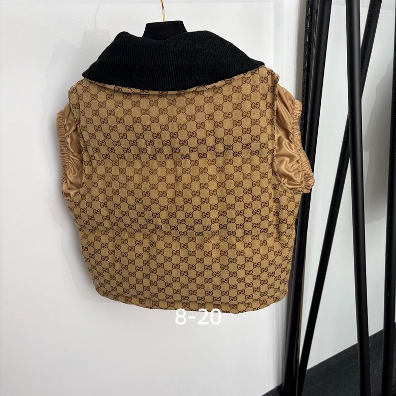GU VEST monogram Woman Jacket 2 Color's
