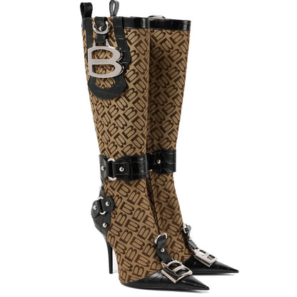SNBAL Boots ESSEX Woman Heels High 2 Color's