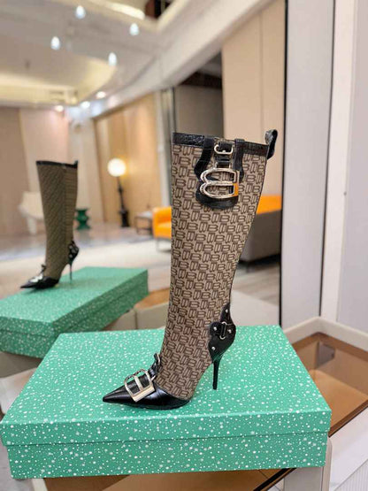 SNBAL Boots ESSEX Woman Heels High 2 Color's