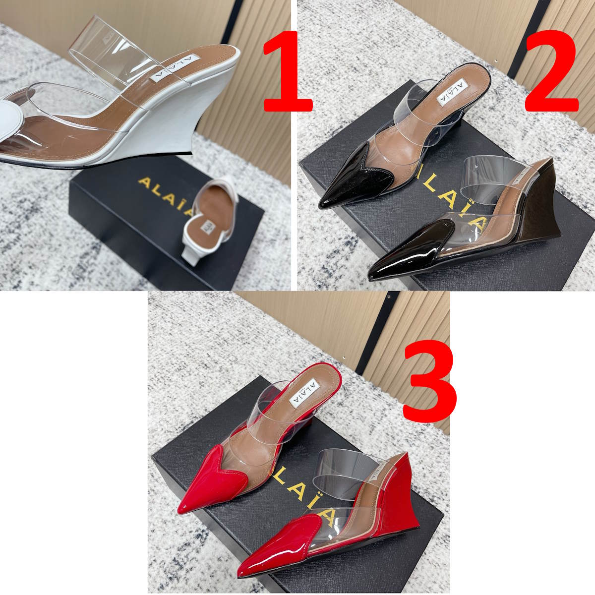 AL1A slippers sandals  Woman 3 Color's