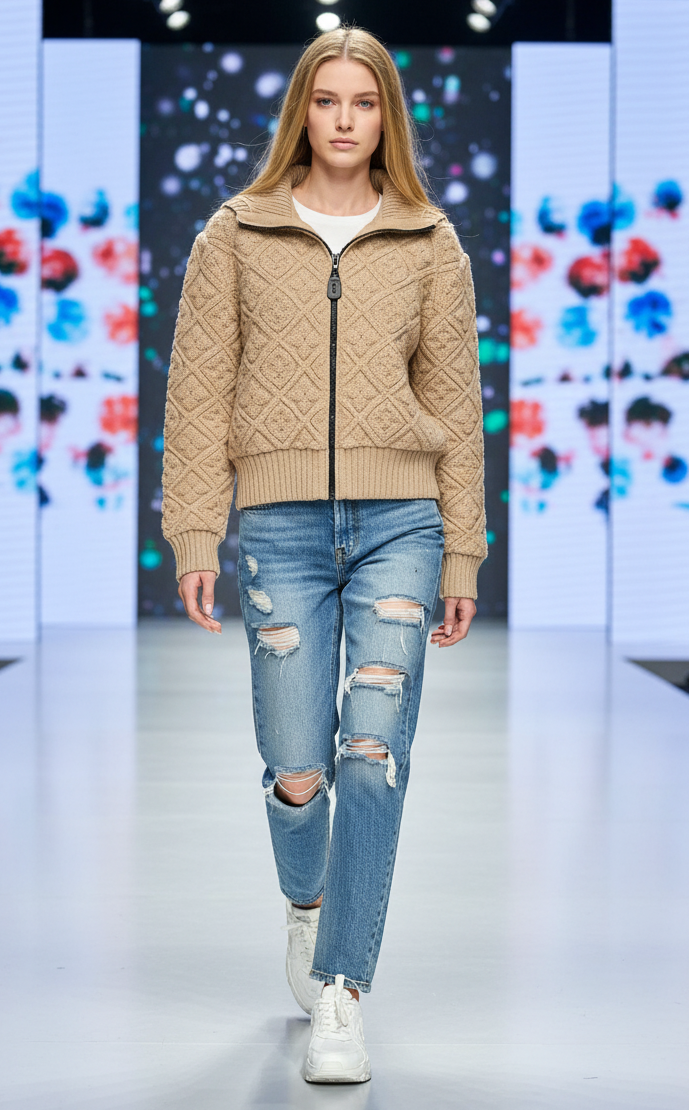 LU  Jacket  Wool Woman  2 Color's