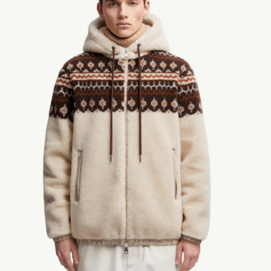 MONCR  Man Plush  Hoodie Jacket 2 Color's