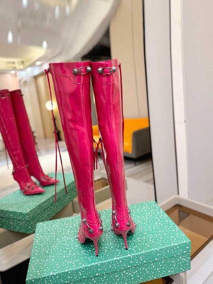 SNBAL Boots Cagole Woman over knee Heels High 9 Color's