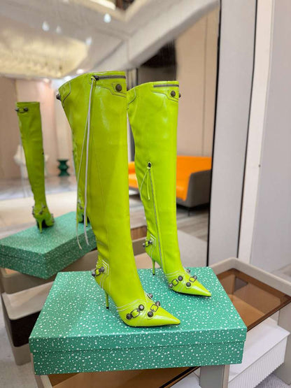 SNBAL Boots Cagole Woman over knee Heels High 9 Color's