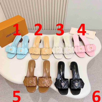 LU slippers sandals  Woman 6 Color's
