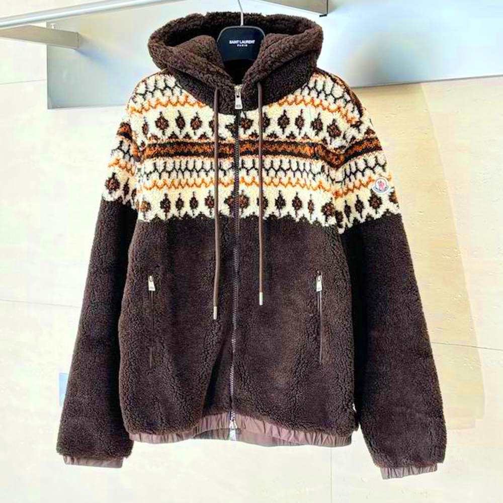 MONCR  Man Plush  Hoodie Jacket 2 Color's