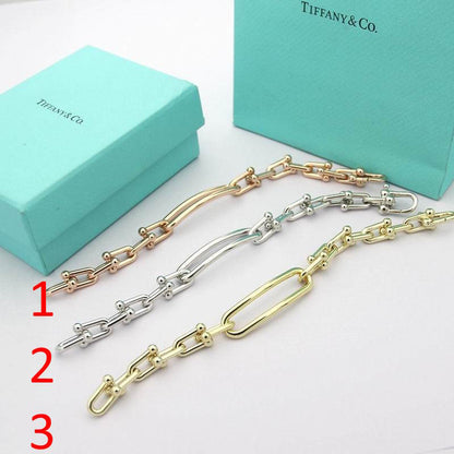 TIFF  Elongated Link Bracelet 3 Color's
