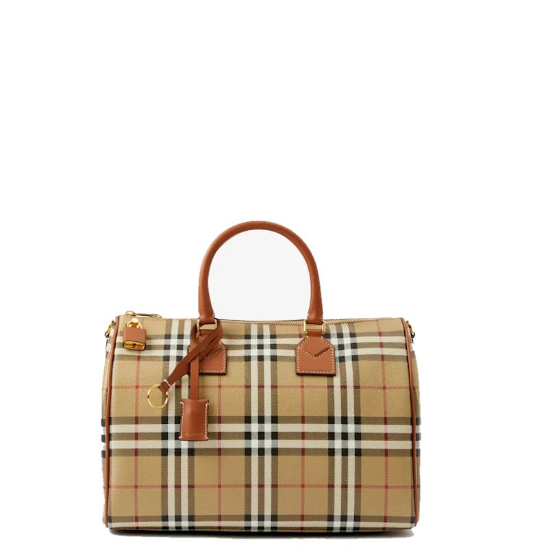 *BURBBER Bag Medium Check Bowling 30 Cm