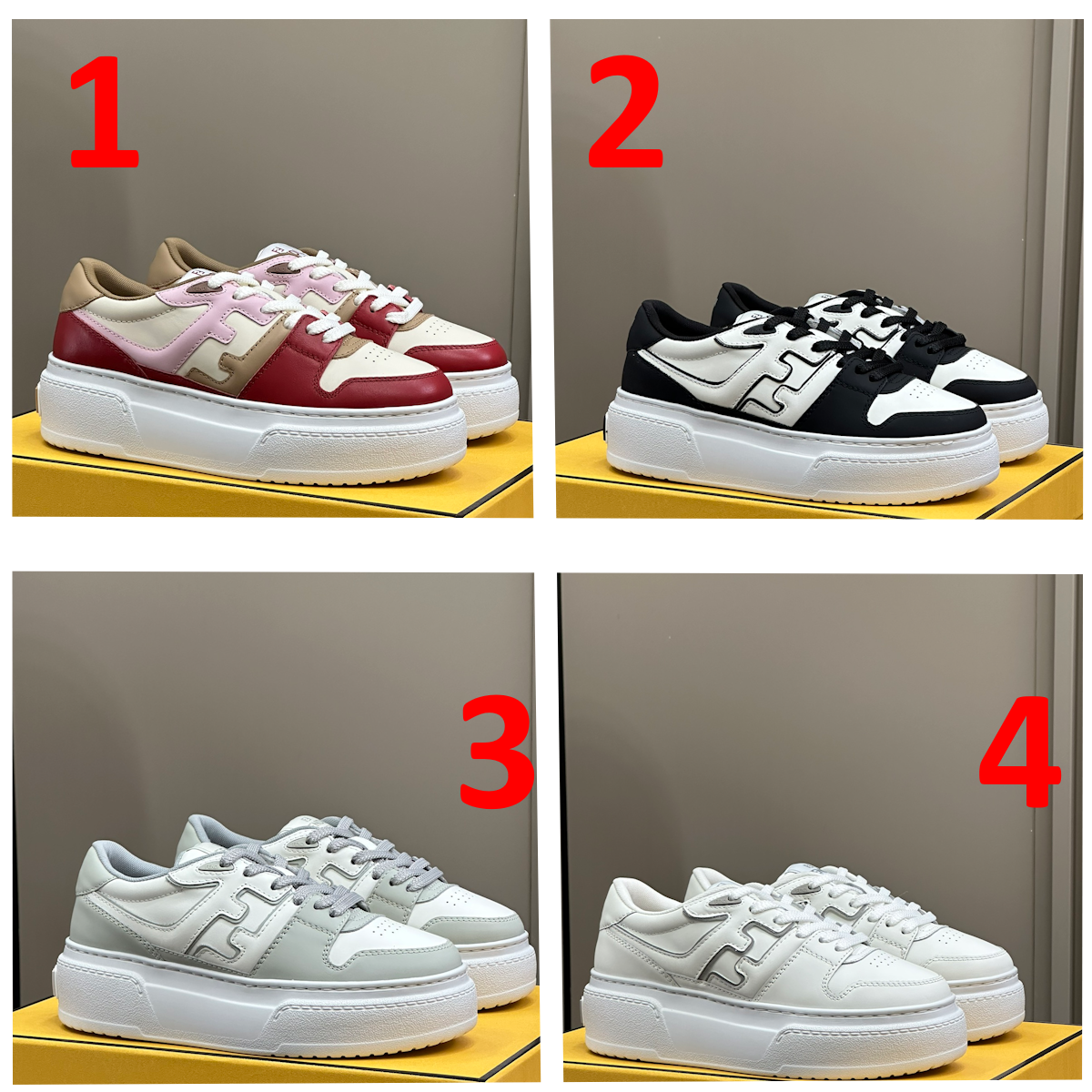 FEN  Sneakers Woman trainers 4 Color's