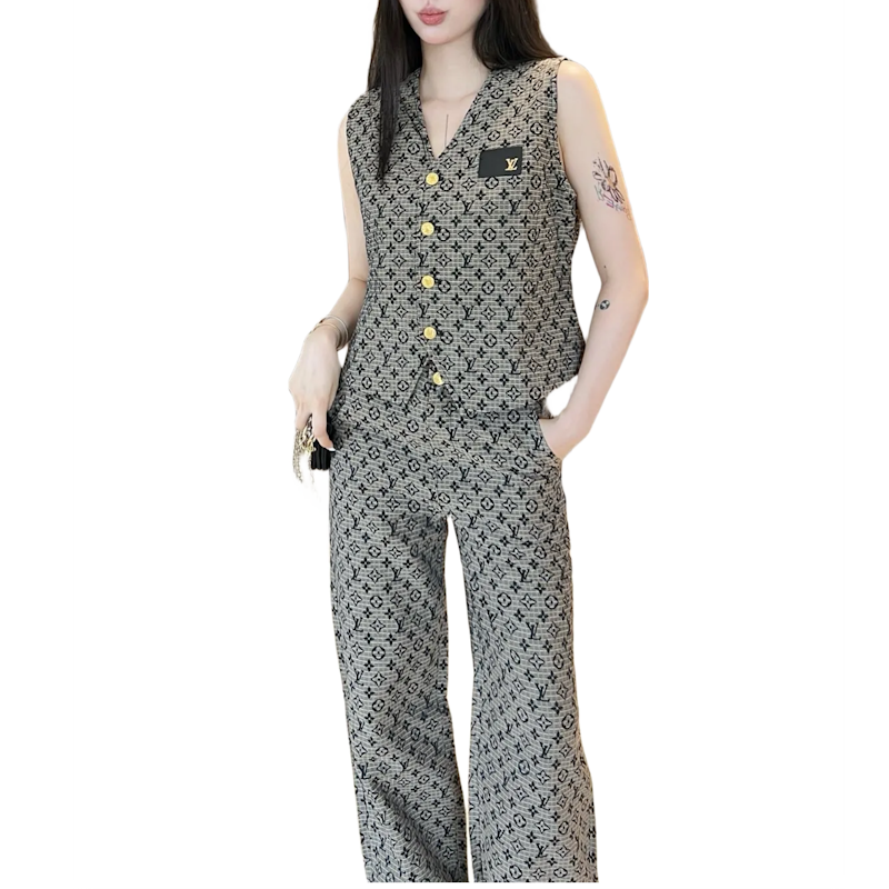 LU Vest   Cardigan Jacket  Set Limited