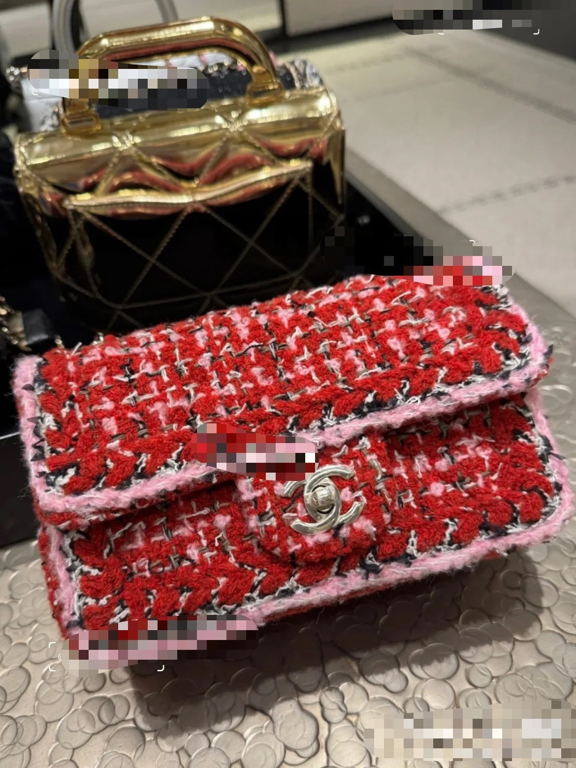 CHL Tweed  bag 3 size's