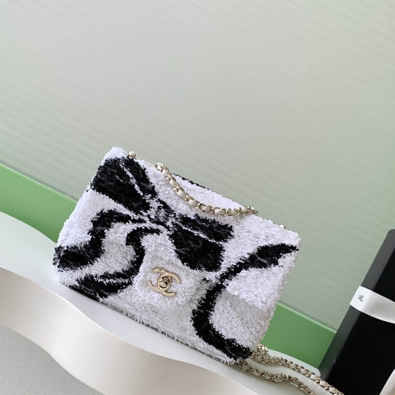 CHL Sequin bag  3 Color 's 21 cm