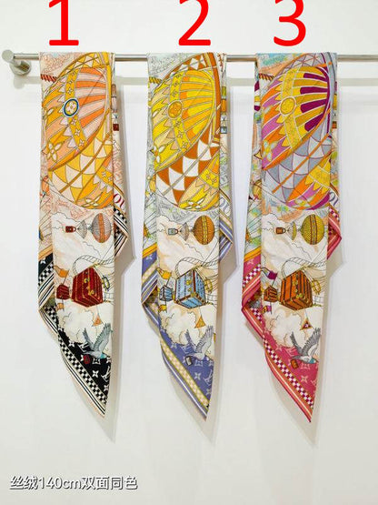 HRM  Silk Scarf 3 Color' s