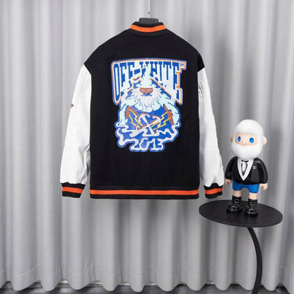 OFF WITE  Jacket Varsity  Man