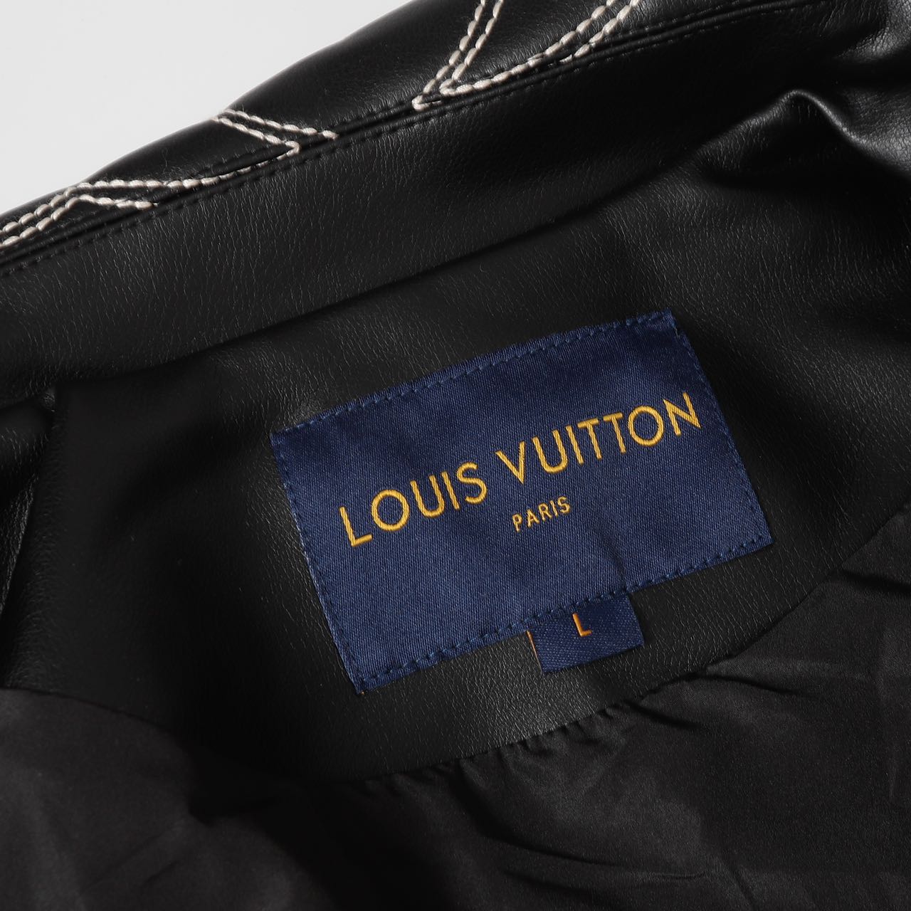 LU leather Jacket Man embroidery's Limited