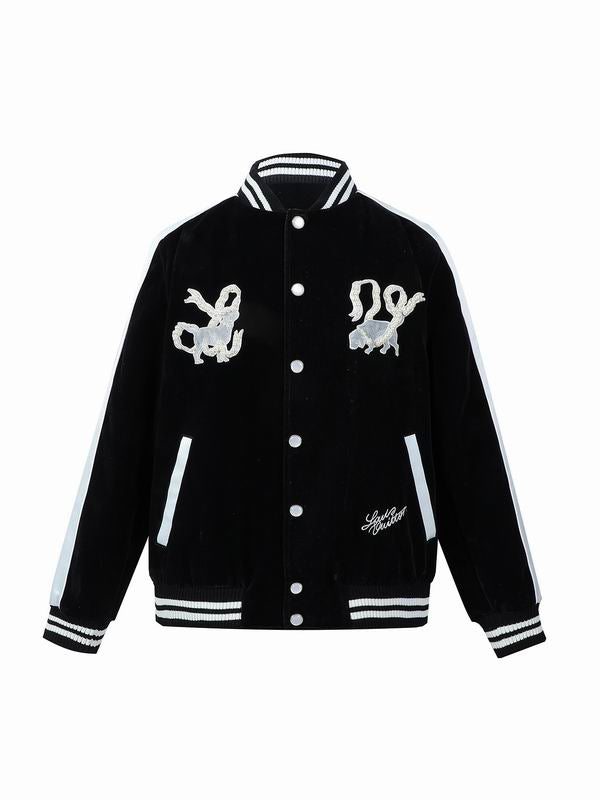 LU Varsity Baseball Jacket Man