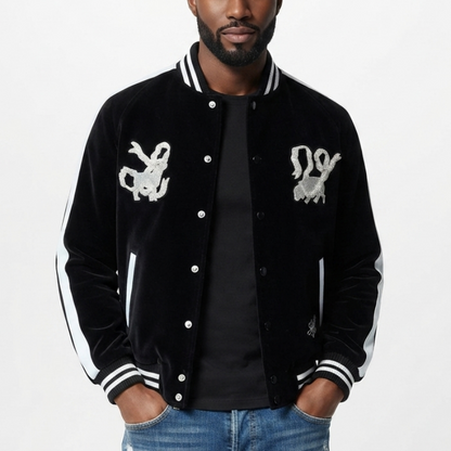LU Varsity Baseball Jacket Man