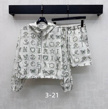 CHD Jacket Skirt Set Woman Hoodie