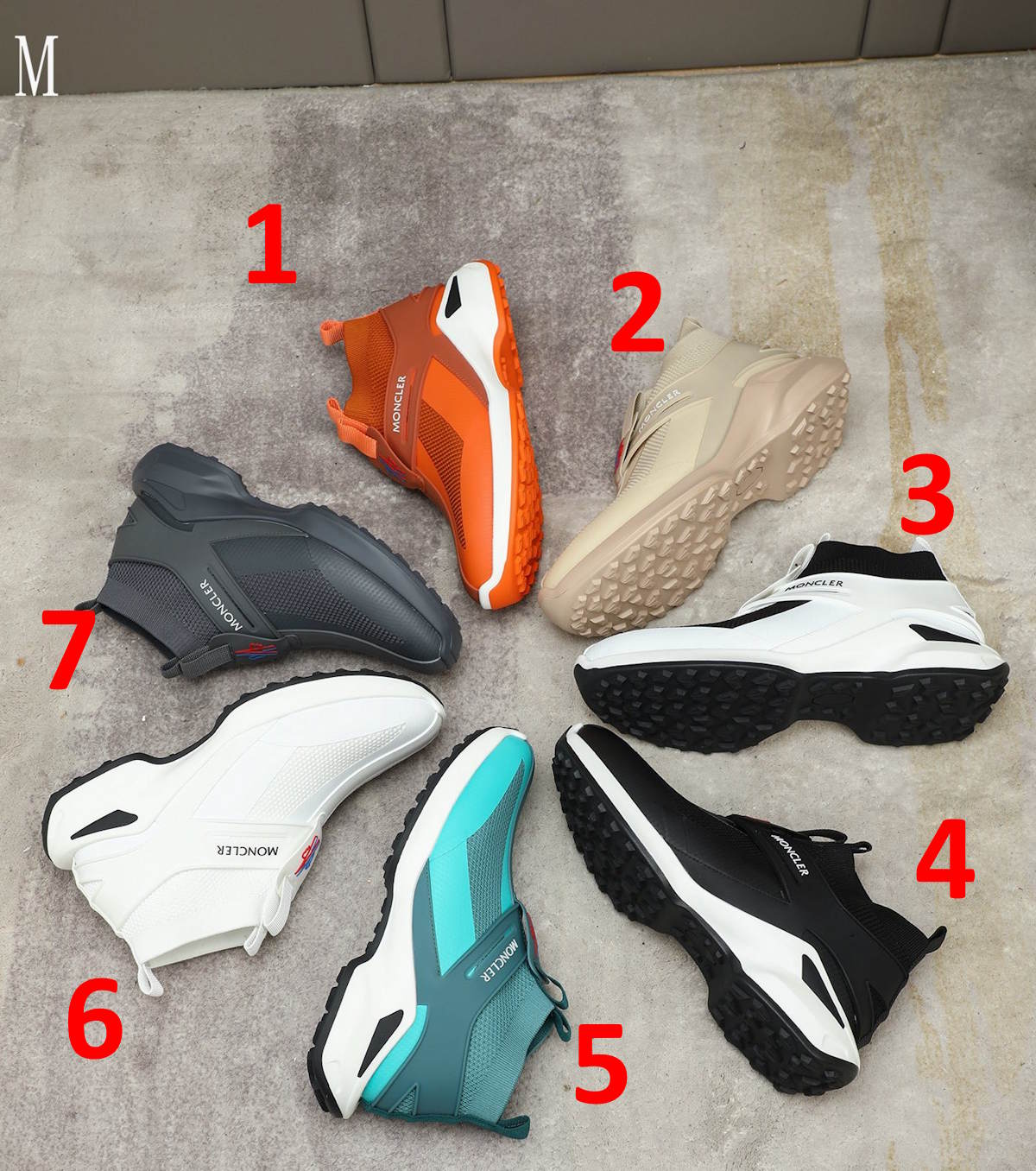 MONCRL  Sneakers 7 Color's