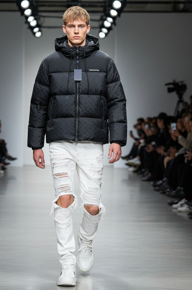 MONCR  Man Jacket Down Hoodie