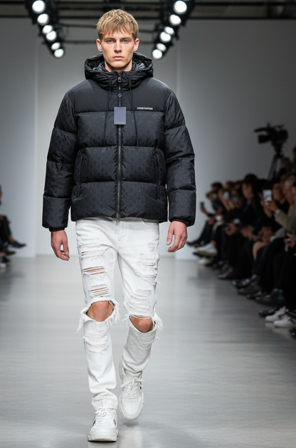 MONCR  Man Jacket Down Hoodie