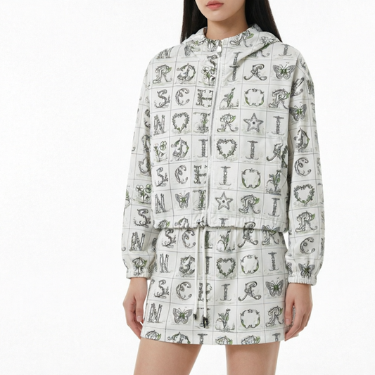 CHD Jacket Skirt Set Woman Hoodie