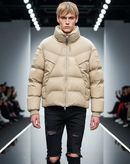 MONCR  Man Jacket Down Hoodie 2 Color's