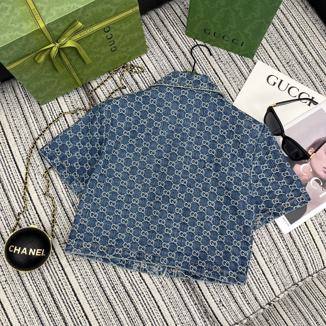 GU Cropped Jacket Set