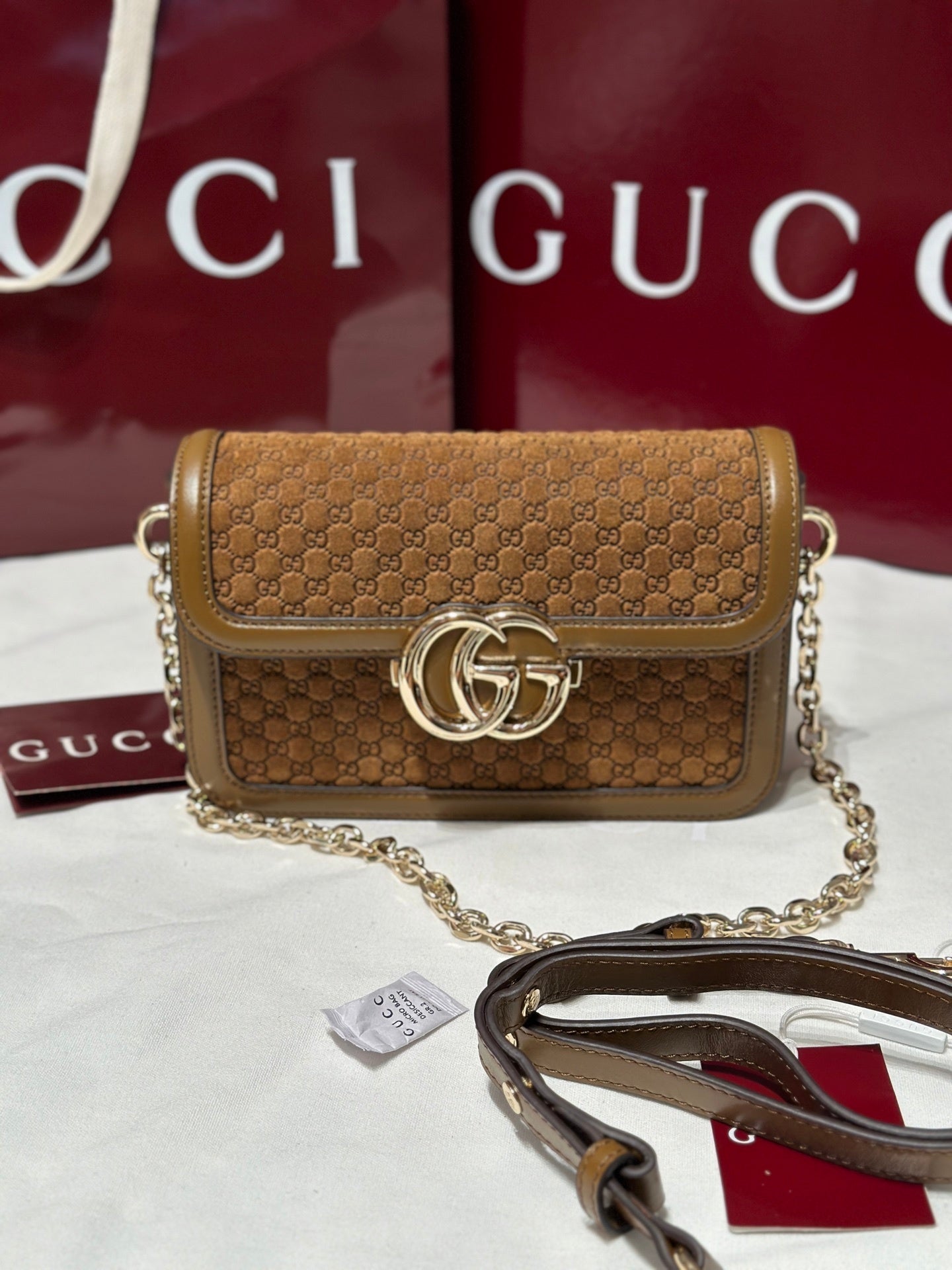 GU  Bag  2 Color's  21 cm Small