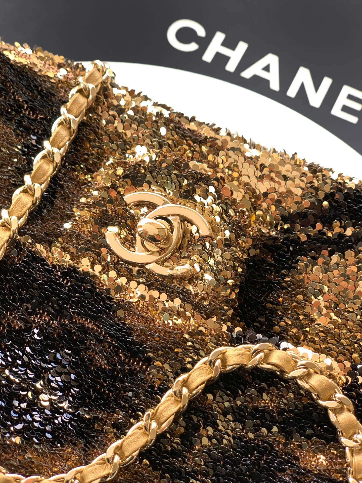 CHL Sequin bag  21 cm