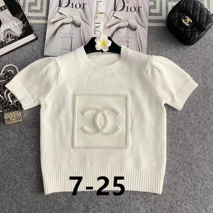 CHL Tank Knitted Top  T - shirt 2 Color's Woman