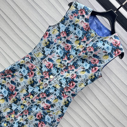 LU Floral  dress  limited